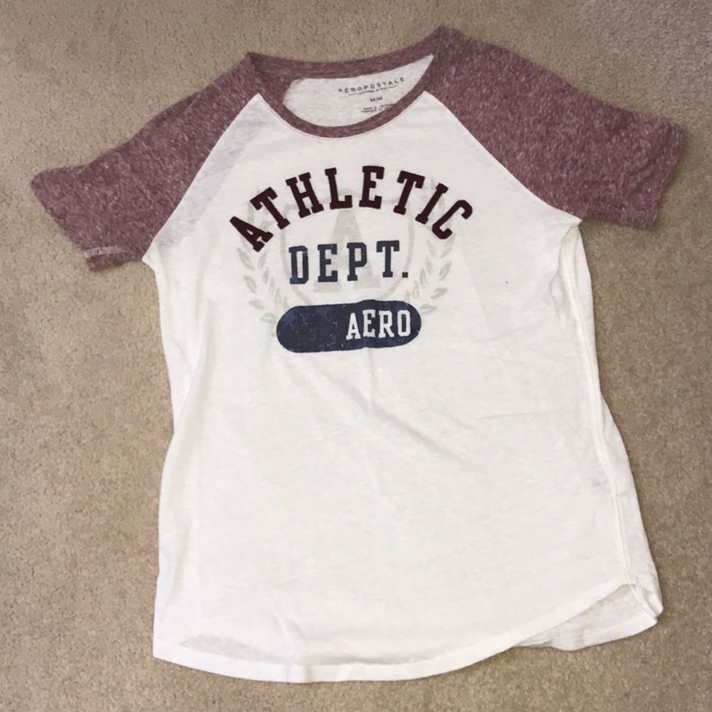 Tee with lettering